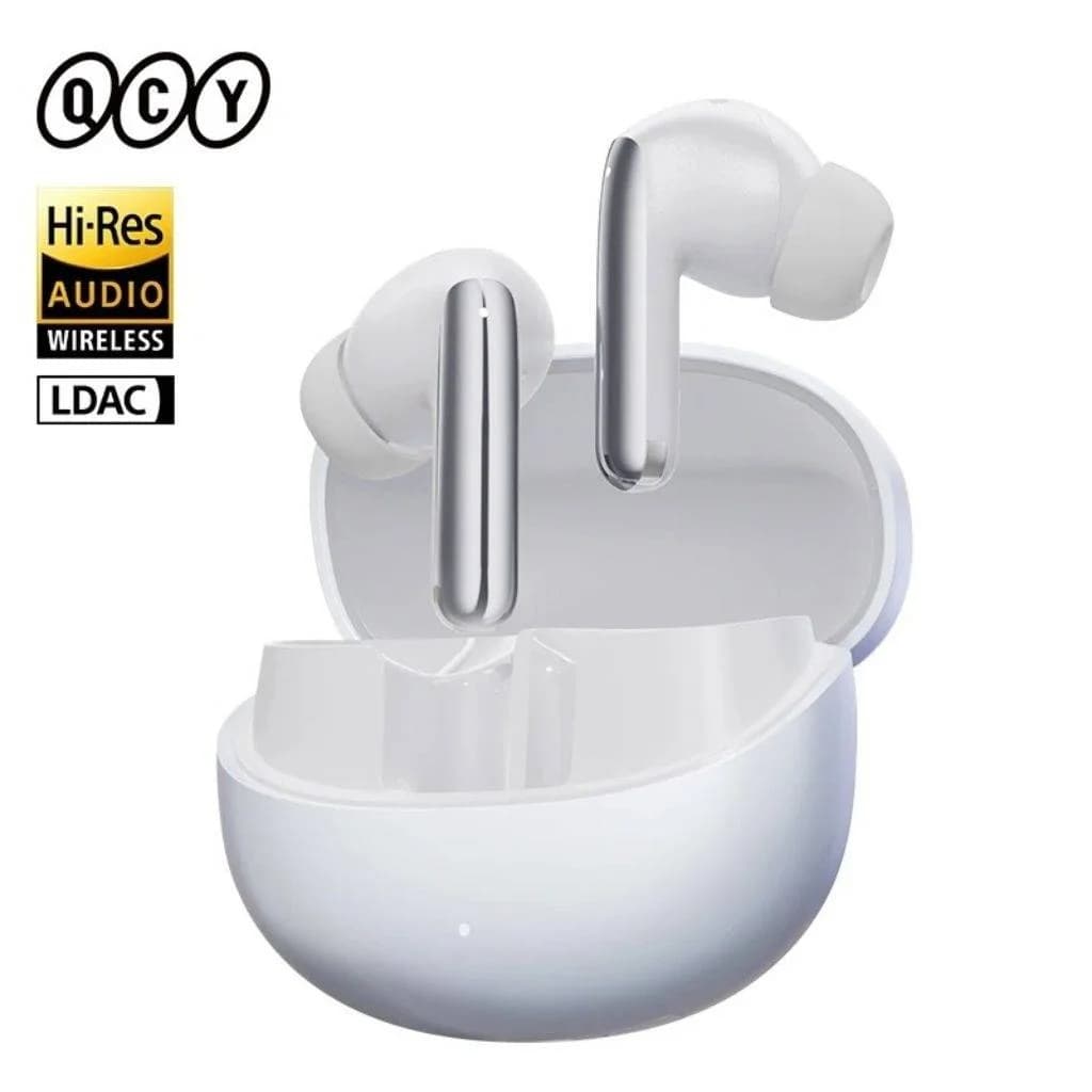 Auricular Bluetooth TWS MeloBuds Pro ANC Dorado y blanco QCY By Xiaomi