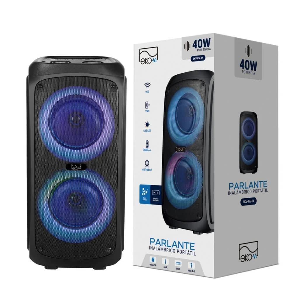 Parlante Bluetooth EKV-PA-04 40W